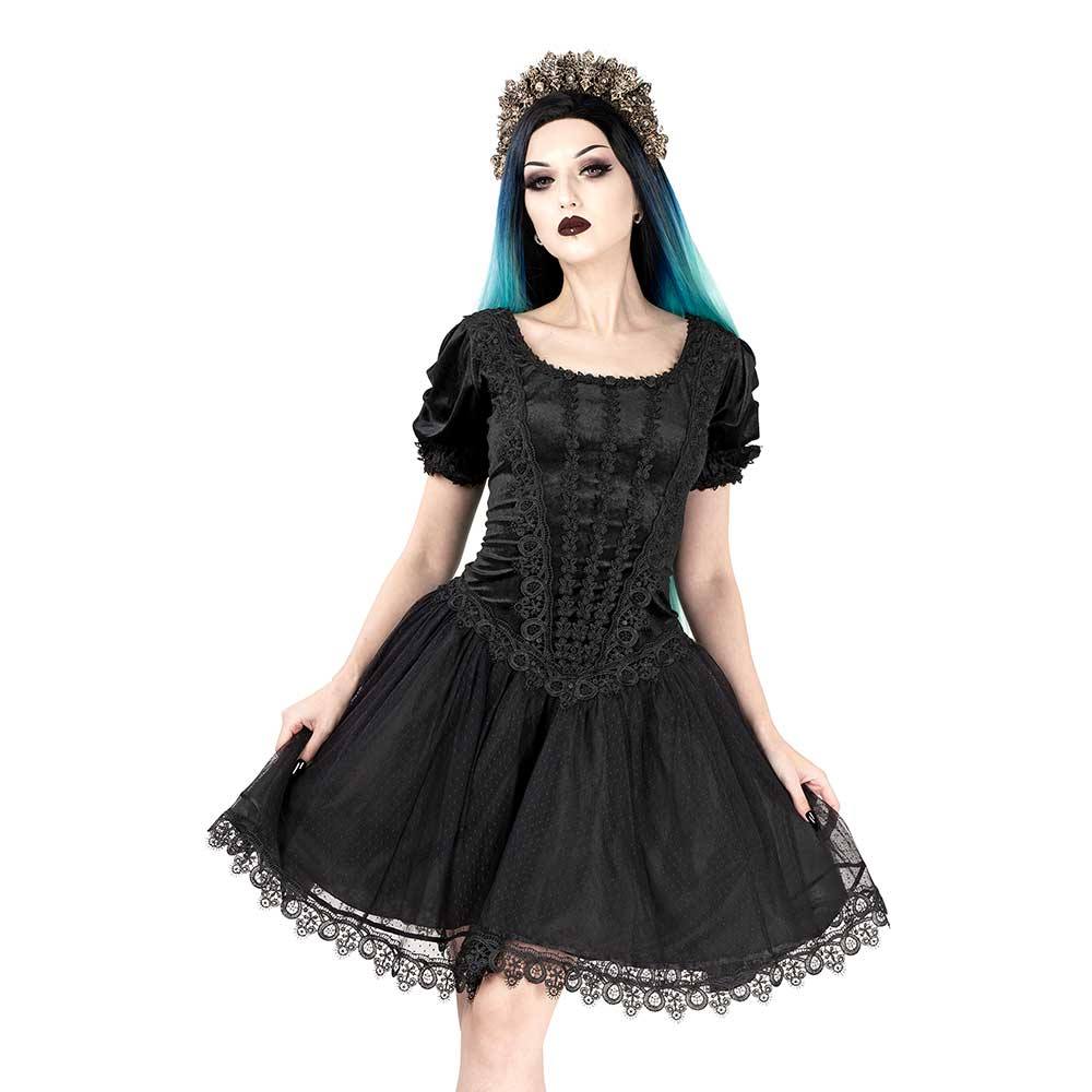 Sinister - 1180 Korte jurk - Zwart Product image